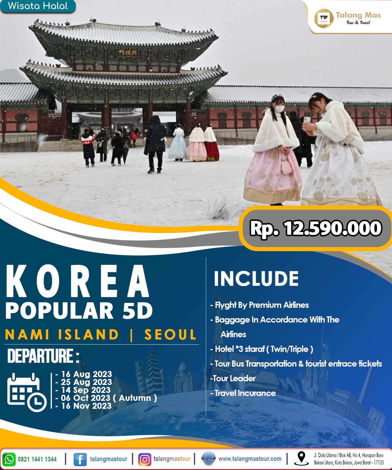 paket tour korea wisata