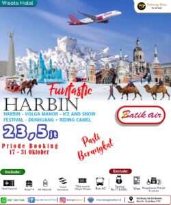 Paket Wisata Funtastic Harbin 17-31 Oktober 2023