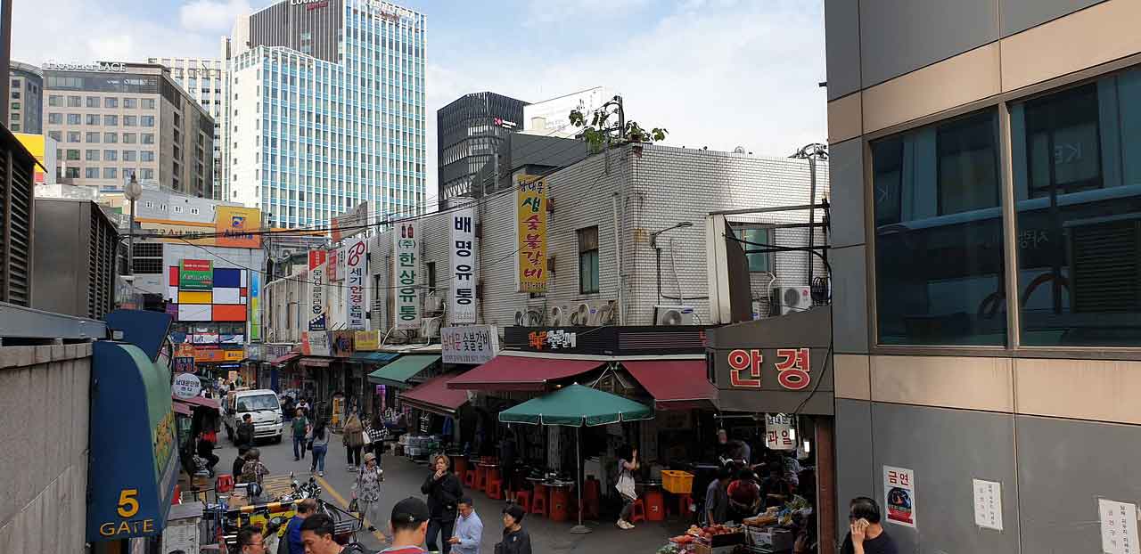 Wisata Halal di Korea Selatan Mangwon Market