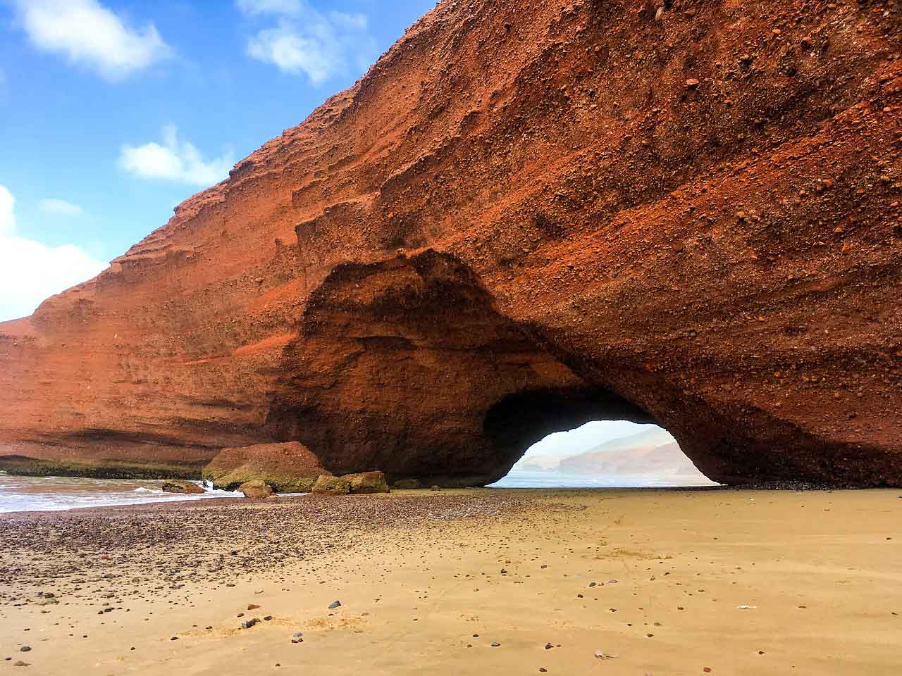 Wisata Halal di Maroko Legzira Beach