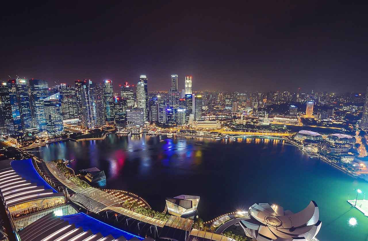 Wisata Halal di Singapura marina bay sands skypark