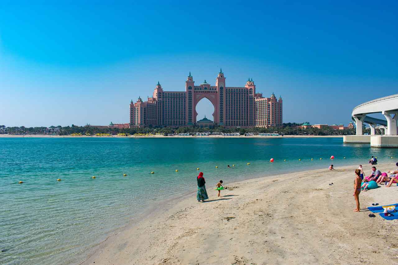 wisata halal di dubai The Palm