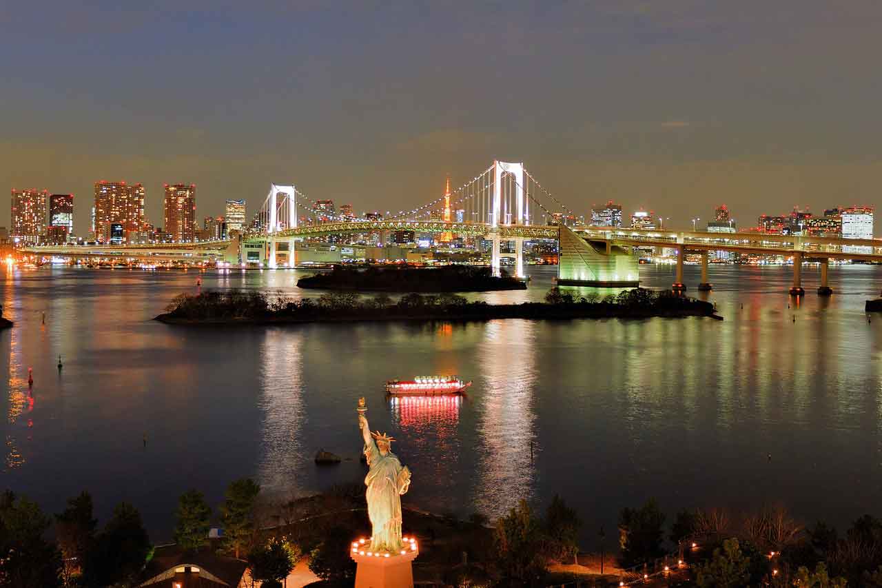 wisata religi di Jepang Odaiba