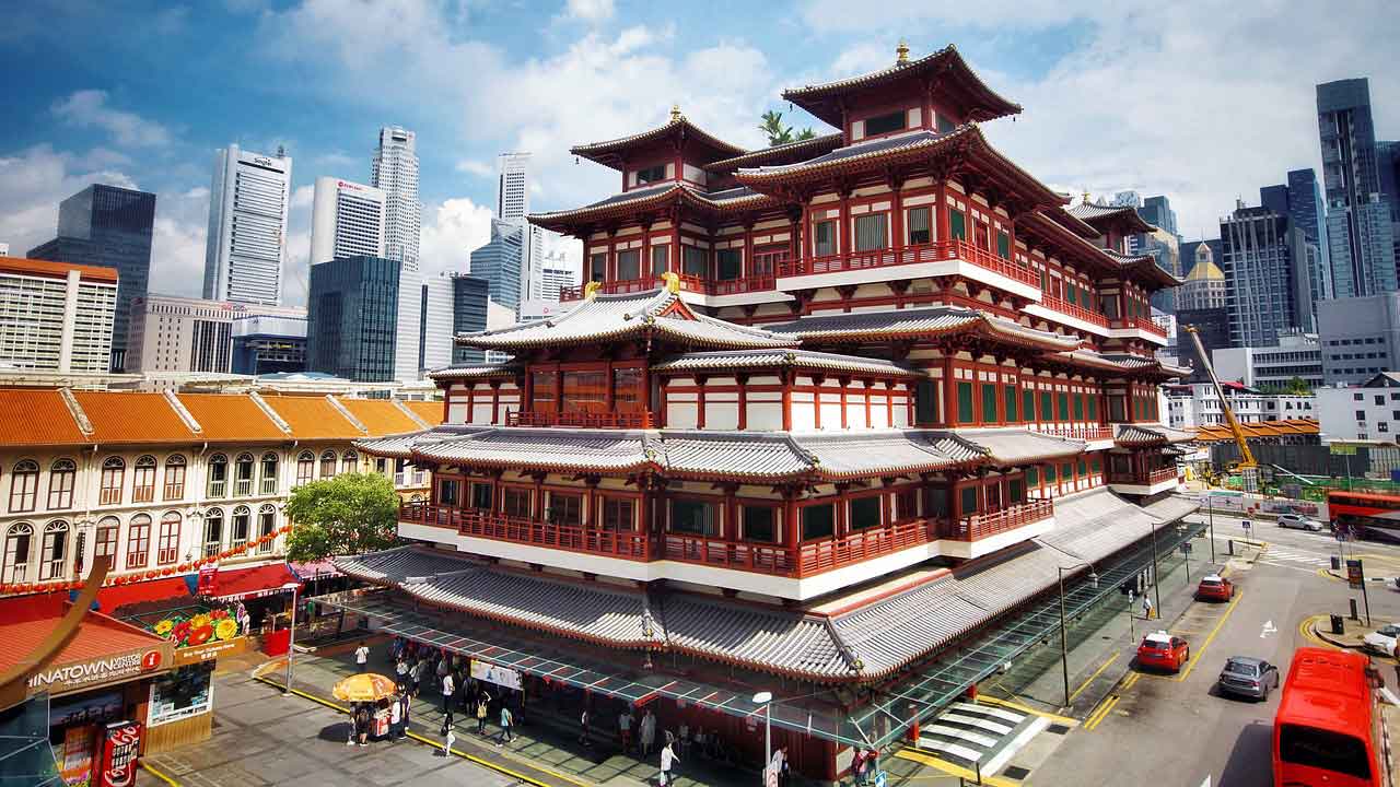 Wisata Religi di Singapura kuil sakya muni buddha gaya terkendali