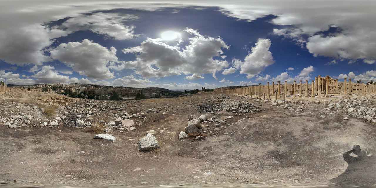 wisata religi di Yordania jarash