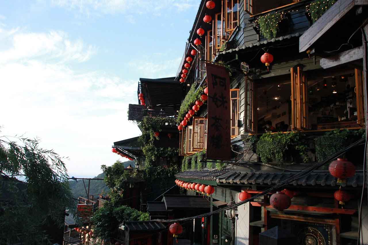 wisata religi di Taiwan jiufen