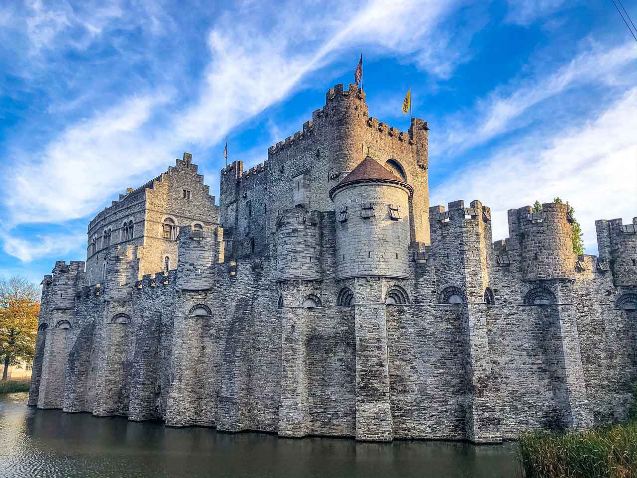 wisata religi di Belgia kastil gravensten