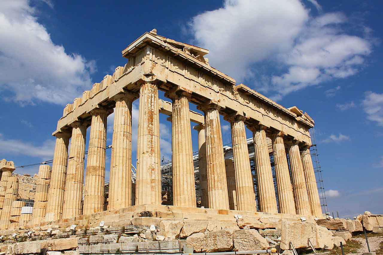 wisata religi di Yunani parthenon
