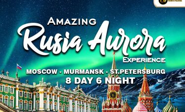 Paket Wisata Aurora Rusia 2026: Tour Moscow, Murmansk & St. Petersburg