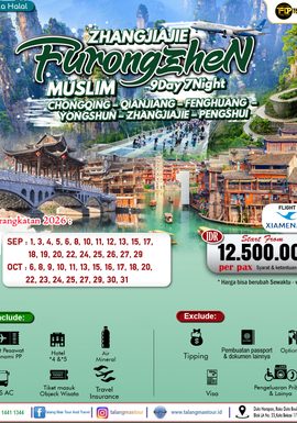 Wisata Halal Zhangjiajie Furongzhen Muslim